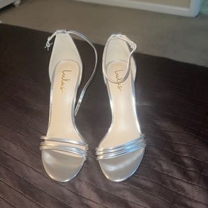 lulus silver heels